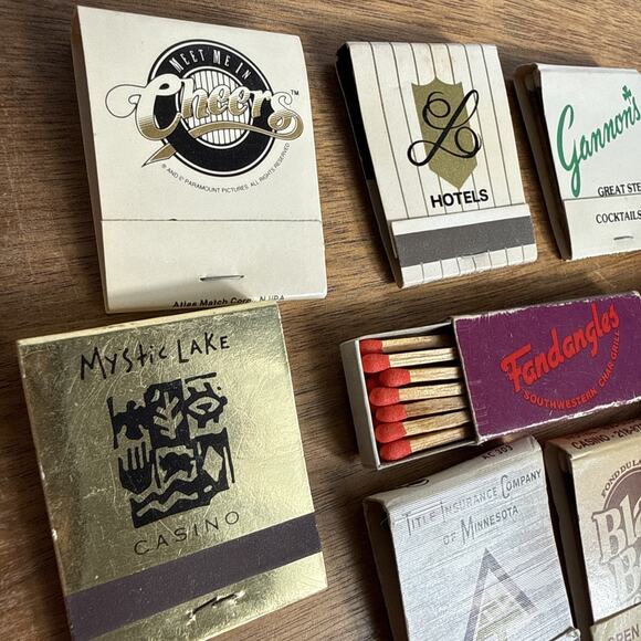Vintage Minnesota Matchbook Lot Most Unused Leamington Hotel Restaurants Casino - Picture 5 of 10